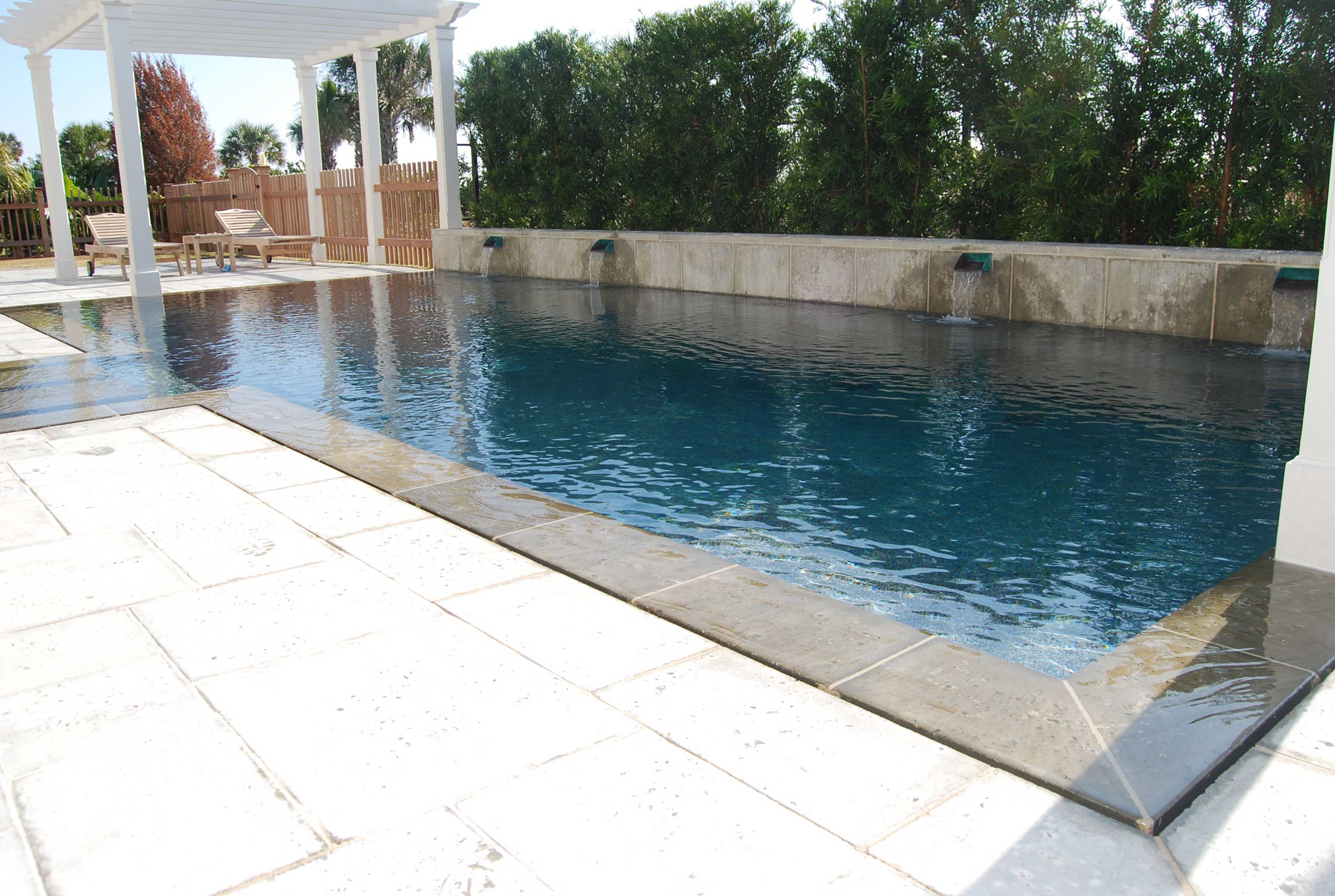 swimming pool overflow drain