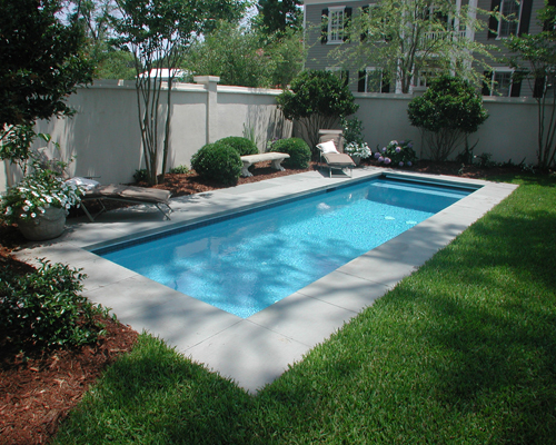 Rectangle Swimming Pool located in the Ion Subdivision of ...