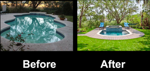 Before and After Pool Renovation Pictures