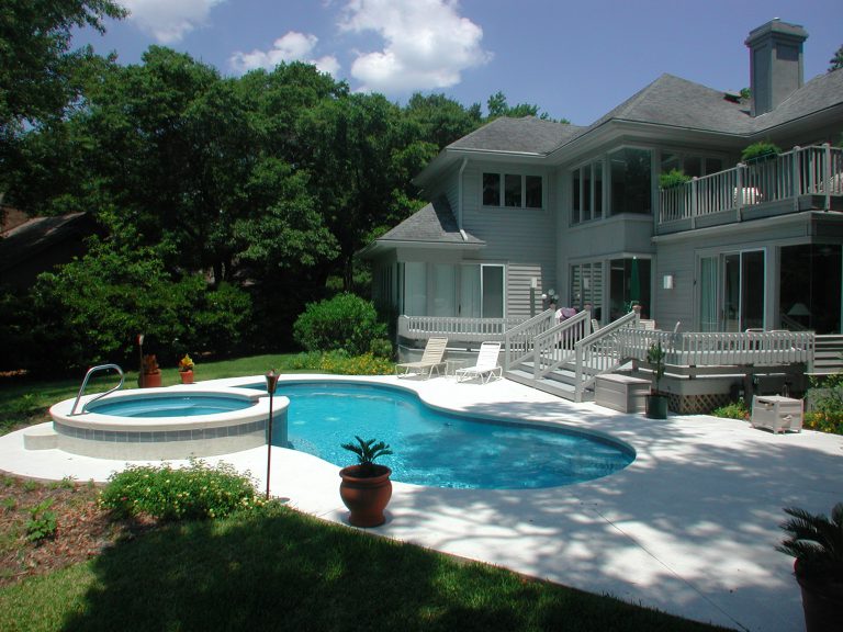 Pool Gallery Designed & Built in South Carolina SC Aqua Blue Pools