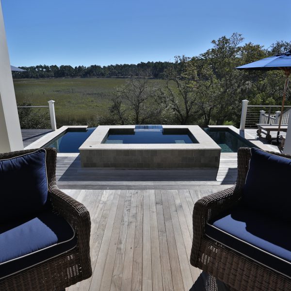 Infinity Pool with Custom Spa