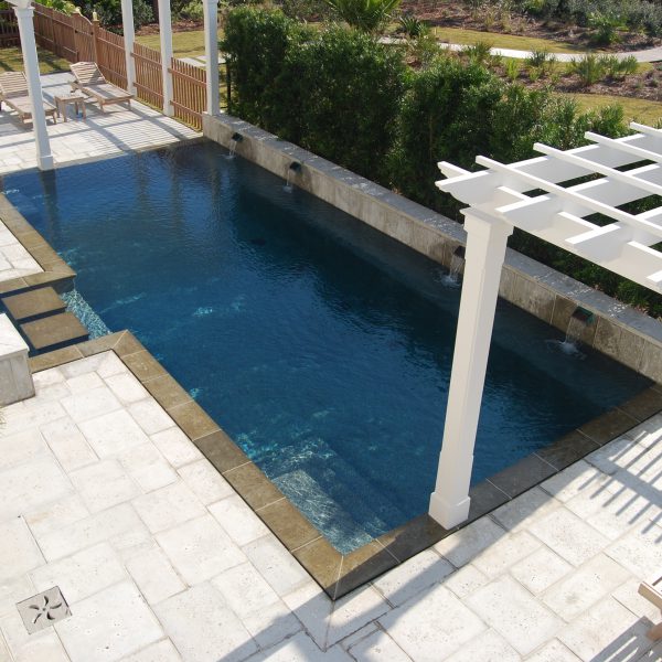 Custom Inground Pool with Water Features