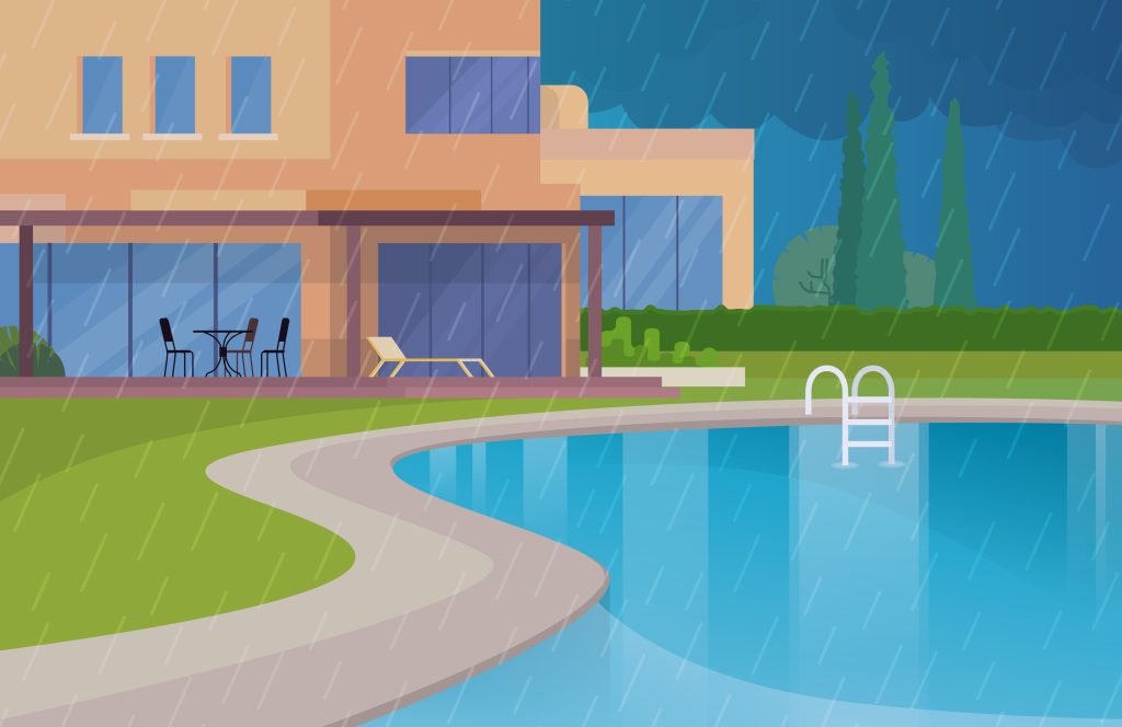 Should you be concerned about rainwater in your pool?