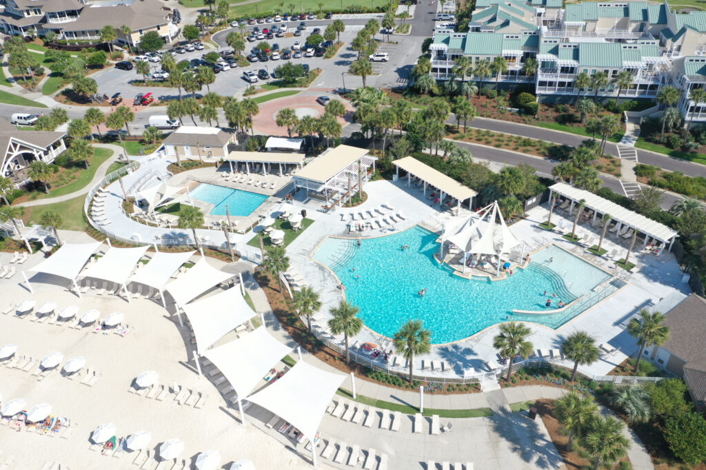Seabrook Island Club and pool with beach access and chairs