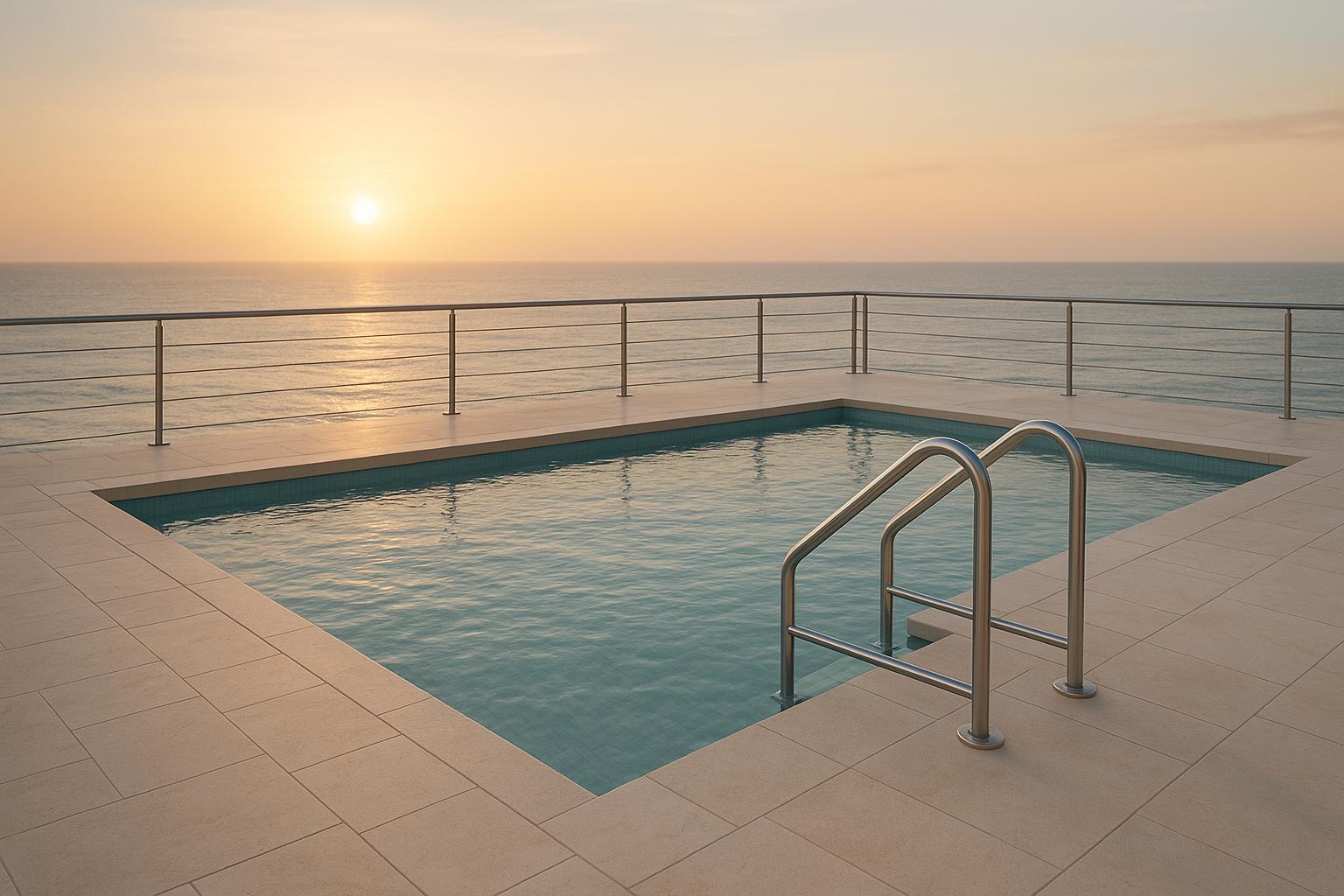 Marine-Grade Materials for Coastal Pools