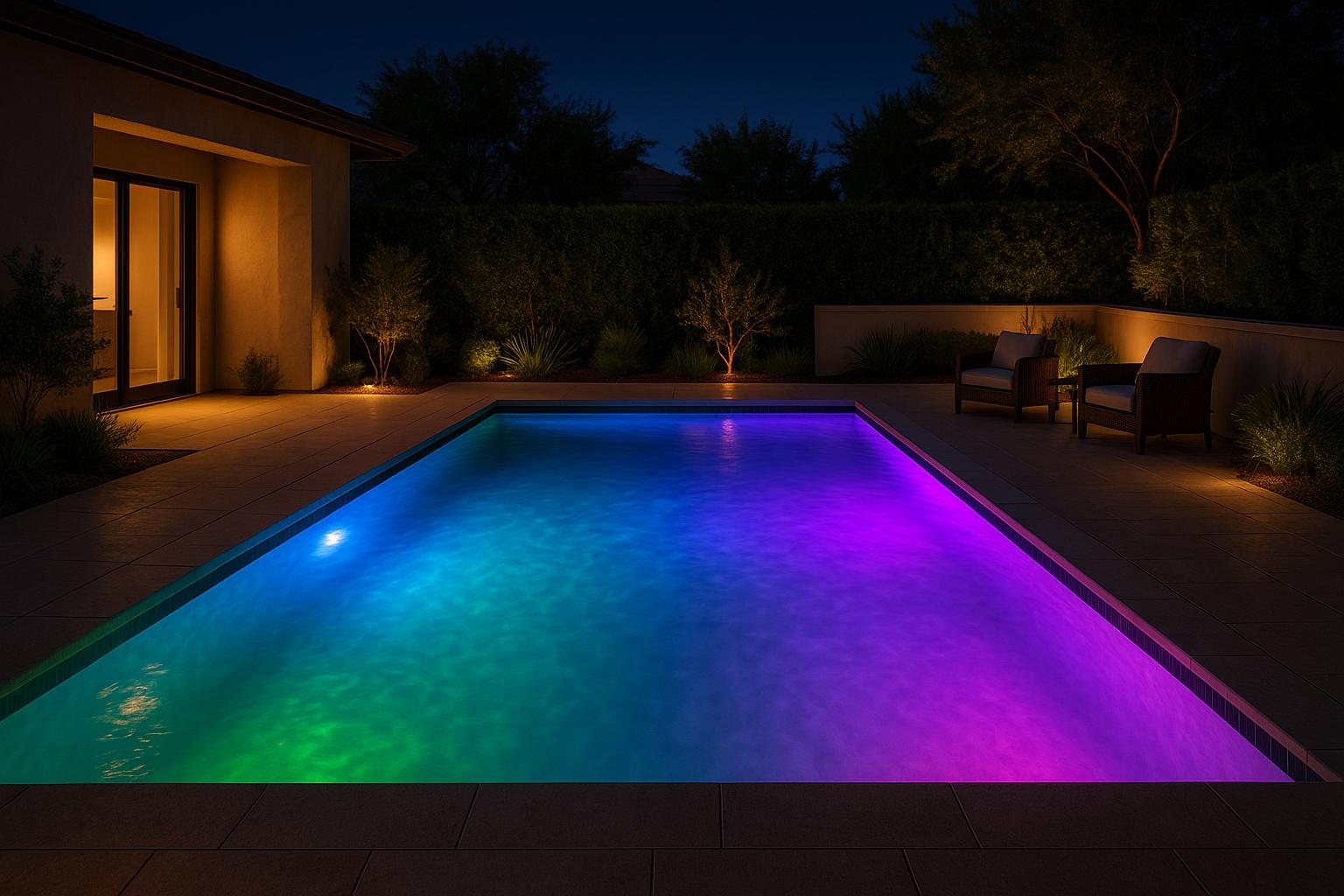 5 Benefits of Custom LED Pool Lighting