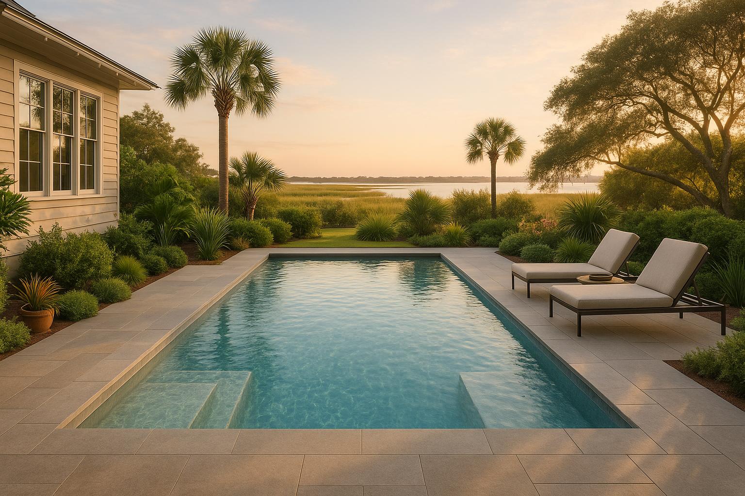 Custom Pool Design in Charleston: How Aqua Blue Pools Sets the Standard
