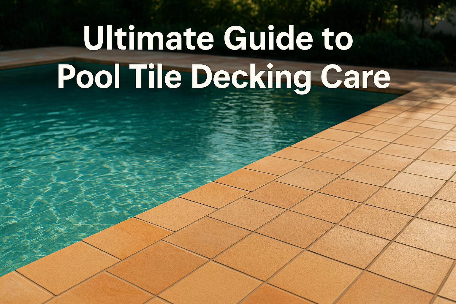 Ultimate Guide to Pool Tile Decking Care
