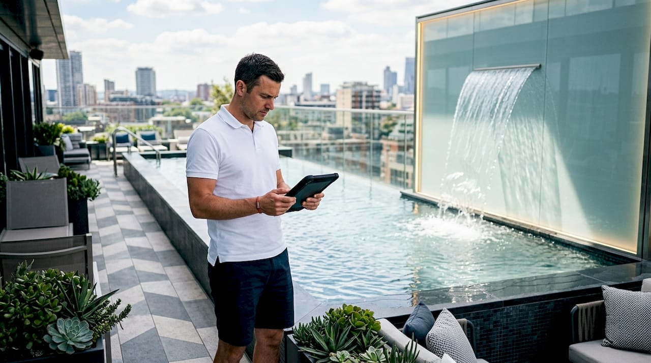 High-End Pool Water Feature Options for Luxury Homes