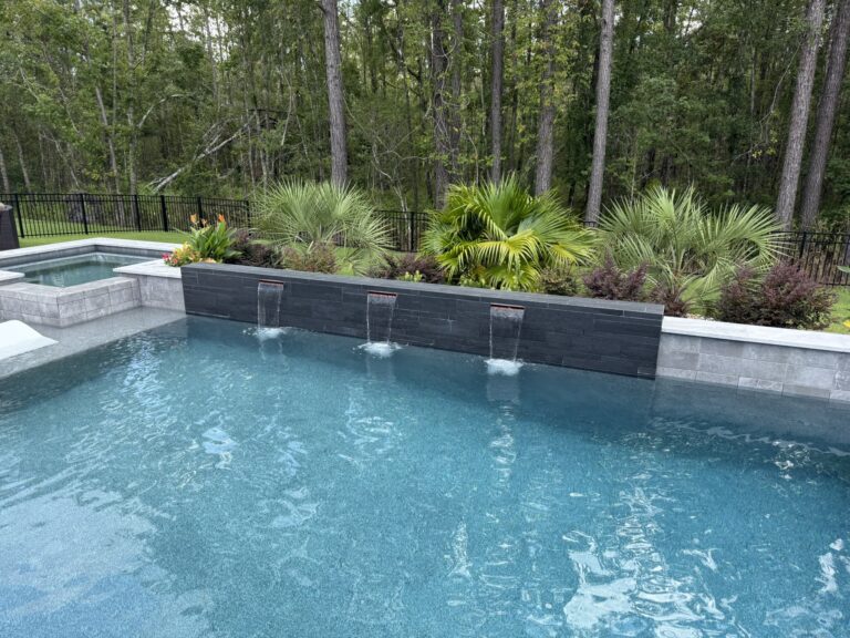 Raised Walls with Scuppers